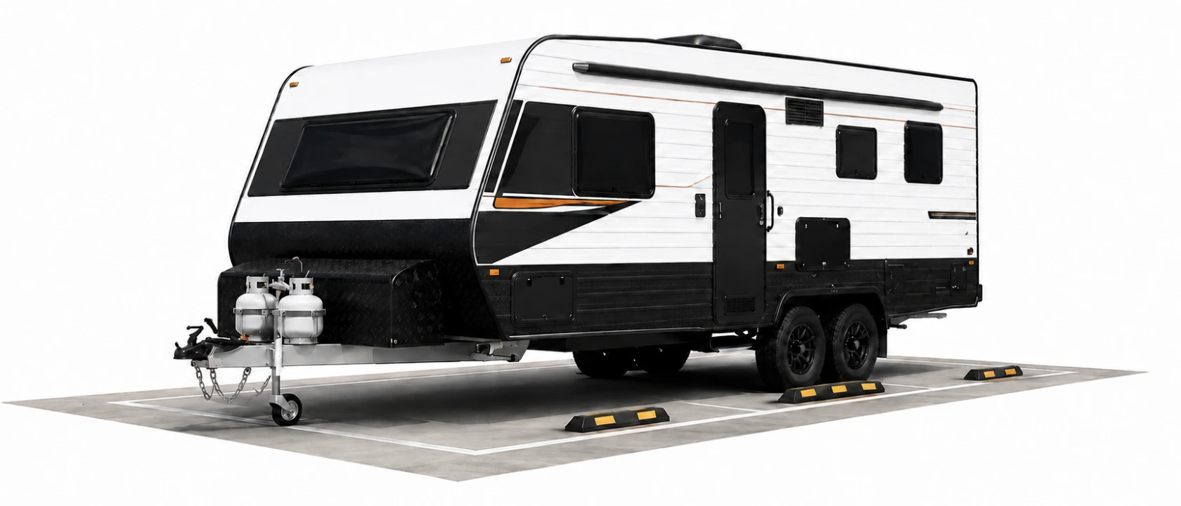 Caravan Storage open-air storage bay